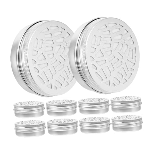 PartyKindom 10 Stück Duftbox Für Hundetraining Stichworte Zum Hundetraining Fanny Ausbildung Groß Haustier Behälter Zum Trainieren Der Hundenasen Geruchstrainingsset Für Hunde Aluminium Silber von PartyKindom