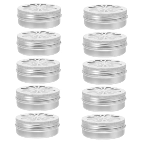 PartyKindom 10 Stück Teiliges Hundeduft Trainingsset Aluminium Duftboxen für Geruchserkennung Suchtraining Geruchsaktive Trainingsbehälter für Hunde und Arbeitshunde Vielseitig Einsetzbare von PartyKindom