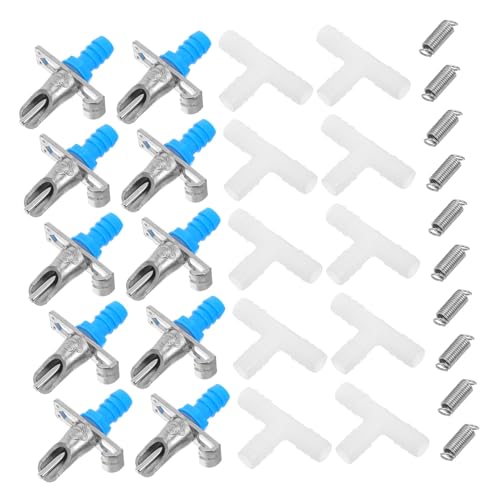 PartyKindom 10Sätze Wasserspender aus Robustem Metall Automatisches Bewässerungssystem für Kleintiere für Chinchillas und Frettchen zu Reinigen PartyKindom 10Sätze Wasserspender aus Robustem Metall Automatisches Bewässerungssystem für Kleintiere für Chinchillas und Frettchen zu Reinigen von PartyKindom