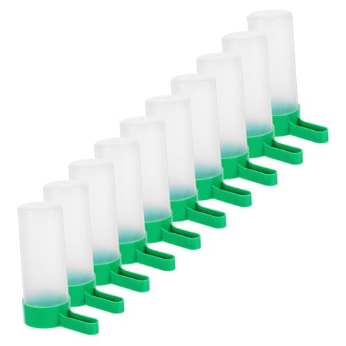PartyKindom 10Stücke Automatischer Vogelfutterbecher für Papageien Wasserschalen für Grün für Vogelkäfige Zubehör für Wellensittiche PartyKindom 10Stücke Automatischer Vogelfutterbecher für Papageien Wasserschalen für Grün für Vogelkäfige Zubehör für Wellensittiche von PartyKindom