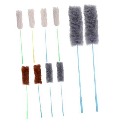 PartyKindom 10stücke Teiliges Plüsch-katzenspielzeug Interaktive Katzenangel Mit Buntem Schnur-Design Fördert Die Aktivität Und Bindung Zu Ihrer Katze Geschenk Für Katzenliebhaber PartyKindom 10stücke Teiliges Plüsch-katzenspielzeug Interaktive Katzenangel Mit Buntem Schnur-Design Fördert Die Aktivität Und Bindung Zu Ihrer Katze Geschenk Für Katzenliebhaber von PartyKindom