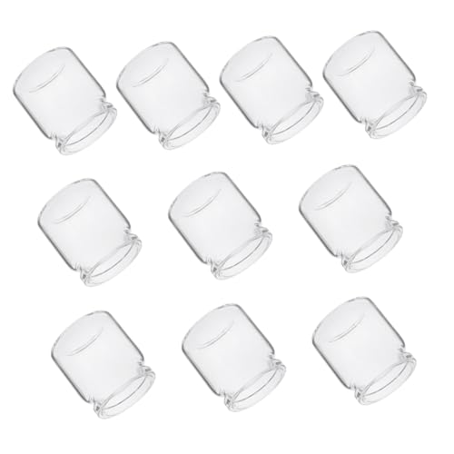 PartyKindom 10pcs Miniaturglasvasen Für Sukkulenten Testrohrblütenhalter Mikrolandschaft Dekoration Transparente Ausbreitungsvase Für Pflanzen von PartyKindom