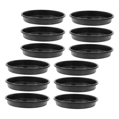 PartyKindom 12 Stück Teiliges Runder Kunststoffuntersetzer Robuste Tropfschalen zur Wasseraufnahme für Innen und Außenbereich für Effizientes Wassermanagement und Einfache Pflege PartyKindom 12 Stück Teiliges Runder Kunststoffuntersetzer Robuste Tropfschalen zur Wasseraufnahme für Innen und Außenbereich für Effizientes Wassermanagement und Einfache Pflege von PartyKindom