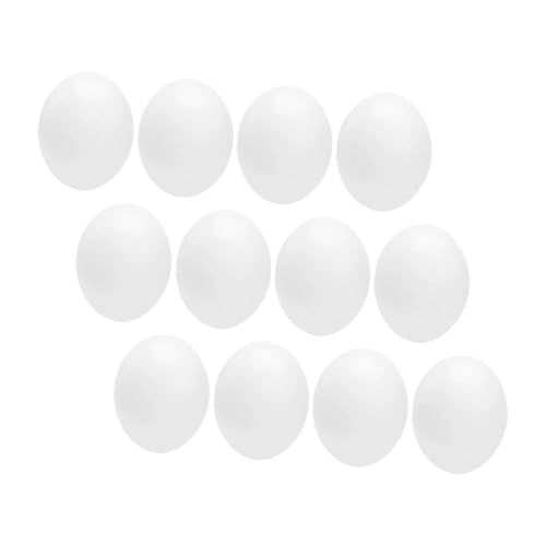 PartyKindom 12 Stück Vogel Eier für Hatching Simulation Künstliche Eier für Papageien Tauben und Zebrafinken Dekoration und Zucht für Käfige und Nistplätze PartyKindom 12 Stück Vogel Eier für Hatching Simulation Künstliche Eier für Papageien Tauben und Zebrafinken Dekoration und Zucht für Käfige und Nistplätze von PartyKindom