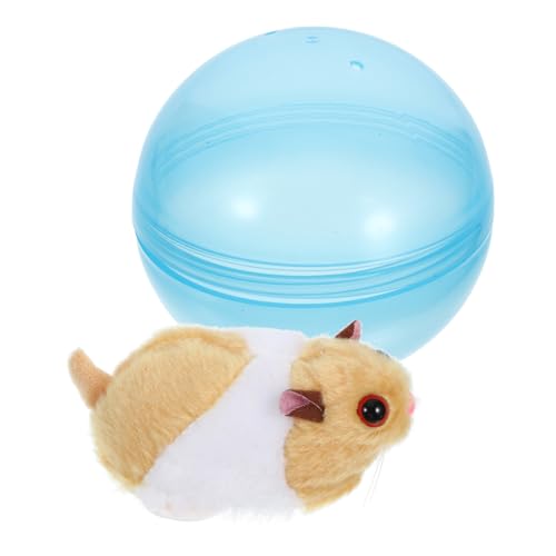 PartyKindom 1Satz Kompaktes Elektrisches Kätzchenballspielzeug Interaktives Bewegliches Für Katzen Simulation Von Hamsterball Zufälliger Farbgebung Batterie Perfektes von PartyKindom