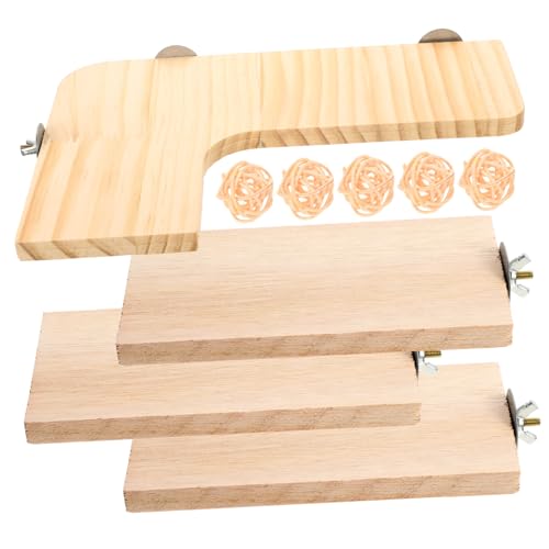 PartyKindom 1Satz Teiliges Kletterbrett Für Kleintiere Holzplattform Für Hamster Und Papageien Für Käfige Und Beschäftigung Und Langlebig PartyKindom 1Satz Teiliges Kletterbrett Für Kleintiere Holzplattform Für Hamster Und Papageien Für Käfige Und Beschäftigung Und Langlebig von PartyKindom