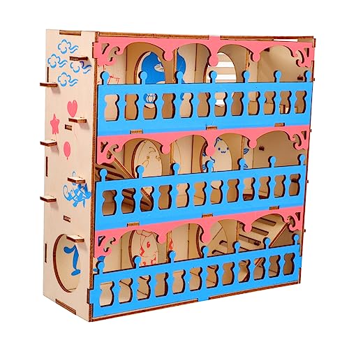PartyKindom 1Stück Holz Hamster Labyrinth Kleines Haustier Labyrinth Tunnelspielzeug Für Hamster Und Andere Kleine Fördert Und Bewegung Im Käfig PartyKindom 1Stück Holz Hamster Labyrinth Kleines Haustier Labyrinth Tunnelspielzeug Für Hamster Und Andere Kleine Fördert Und Bewegung Im Käfig von PartyKindom