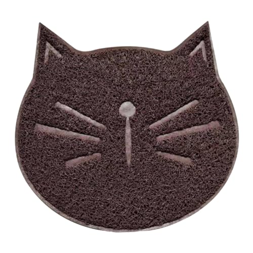 PartyKindom 1Stück Katzenstreu Matte Katzengesichtsform wasserdichte Klauenschleifmatte rutschfeste Futterunterlage für Katzen Langlebig und Schützend für Böden Haustierversorgung PartyKindom 1Stück Katzenstreu Matte Katzengesichtsform wasserdichte Klauenschleifmatte rutschfeste Futterunterlage für Katzen Langlebig und Schützend für Böden Haustierversorgung von PartyKindom