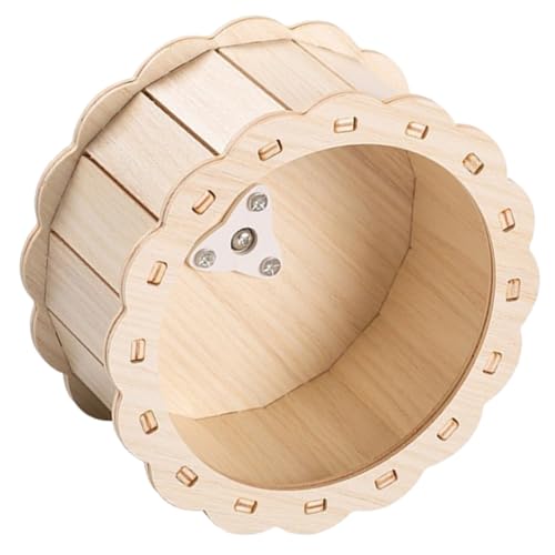 PartyKindom 1Stücke Holzspielzeug Hamster Laufrad Übungsrad für Kleine Haustiere Holzspielzeug für Hamster Rennmäuse und Andere Kleintiere für Bewegung und Spiel PartyKindom 1Stücke Holzspielzeug Hamster Laufrad Übungsrad für Kleine Haustiere Holzspielzeug für Hamster Rennmäuse und Andere Kleintiere für Bewegung und Spiel von PartyKindom