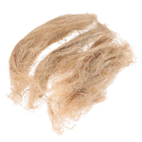 PartyKindom 1Tasche Vogelnest Unterlage aus Natürlichem Jute Atmungsaktive Nistmaterialien für Kanarienvögel Papageien und Kleine Vögel Winterliche Wärme und für Vogelhäuser von PartyKindom