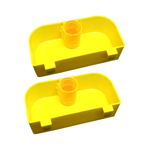 PartyKindom 2 STÜCK Papageien Wasserspender für Vogelkäfige Automatische Trinkflasche mit Breiter Trinköffnung Langlebig und Leicht zu Reinigen Geeignet für Wellensittiche Tauben und Andere von PartyKindom