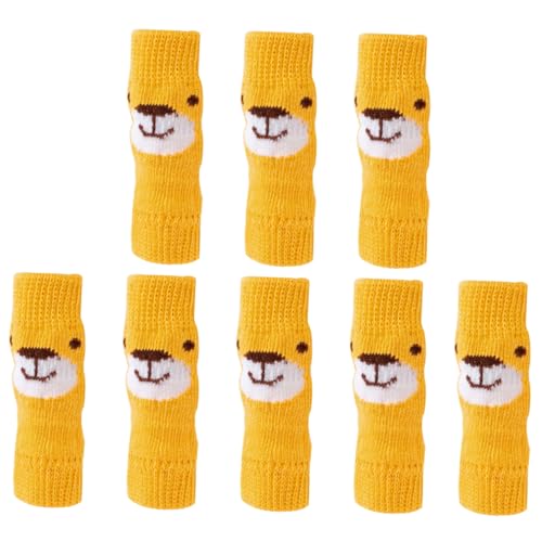 PartyKindom 2 Sätze Haustier socken Unterstützung Welpenschuhe Welpensocken Hündchen Welpenbeinsocke Fell Pfotensocken für Hunde Beingelenkschutz für Haustiere Baumwolle Yellow PartyKindom 2 Sätze Haustier socken Unterstützung Welpenschuhe Welpensocken Hündchen Welpenbeinsocke Fell Pfotensocken für Hunde Beingelenkschutz für Haustiere Baumwolle Yellow von PartyKindom