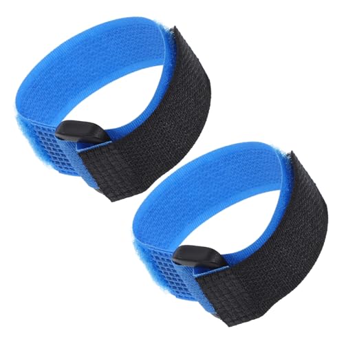 PartyKindom 2 Stück Anti-Verhaken-Hahnhalsband Huhn ersetzt Nackengurte krähender Kragen Krähenabwehr Krähenkragen Hahn Halsband für rauschfreie Bands austauschbare Hühnerhalsbänder Nylon Blue von PartyKindom