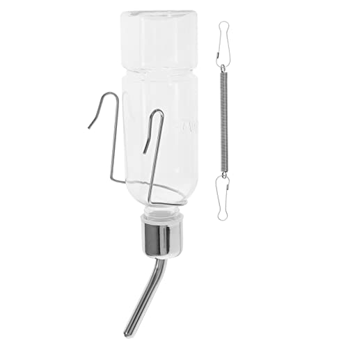 PartyKindom 2 Stück Automatischer Hamster Wasserspender Kugelventil Trinkflasche für Kleine Haustiere Käfigbefestigung Geruchlos und Auslaufsicher für Hunde Welpen Kaninchen von PartyKindom