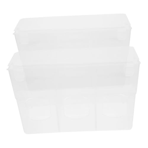 PartyKindom 2 Stück Automatischer Vogelfutterspender Kunststoff Käfigschale mit Löchern Auslaufsicher für Tauben und Wachteln Praktischer Futterhalter für Saubere Vogelkäfige Einfach zu PartyKindom 2 Stück Automatischer Vogelfutterspender Kunststoff Käfigschale mit Löchern Auslaufsicher für Tauben und Wachteln Praktischer Futterhalter für Saubere Vogelkäfige Einfach zu von PartyKindom