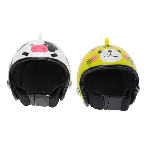 PartyKindom 2 Stück Helm Huhn mit Kapuze Hamstermütze Vlies Wurf Vogelhelm tiermütze schützenvogel Vogelkopfbedeckung Tierhut Tierhelm Helm für Haustier Haustierzubehör pp Colorful von PartyKindom