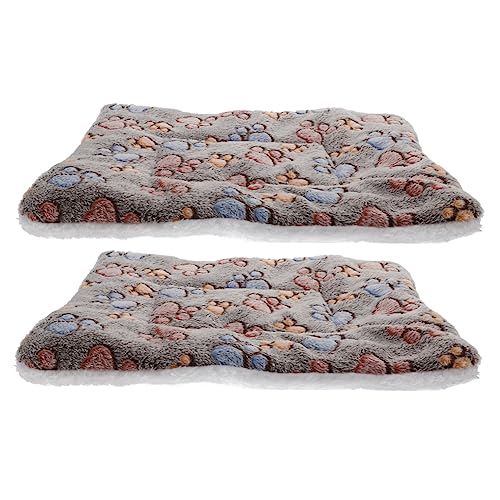 PartyKindom 2 Stück Herbst Winter Haustier Schlafmatte Sofa Abdeckkissen Weiche rutschfeste Pet Decke für Katzen und Welpen Vielseitig Einsetzbar für Sofa Auto und Reisen von PartyKindom