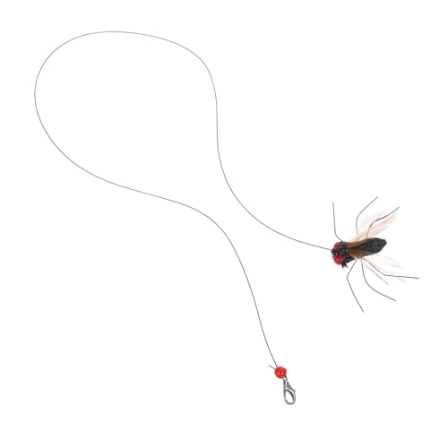 PartyKindom 2 Stück Interaktive Insekten Aufsätze für Katzenangel mit Langem Schnur Design Geeignet für Indoor Spiel und Tierische Beschäftigung PartyKindom 2 Stück Interaktive Insekten Aufsätze für Katzenangel mit Langem Schnur Design Geeignet für Indoor Spiel und Tierische Beschäftigung von PartyKindom
