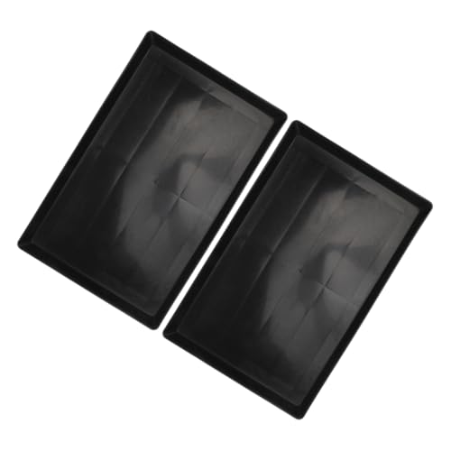 PartyKindom 2 Stück Käfigtabletts Für Haustiere: Verdickter Kunststoffboden Für Hunde- Und Kaninchenkäfige – Schwarzes Flaches Kunststofftablett 16,9" X 12,7" – Auslaufsicheres PartyKindom 2 Stück Käfigtabletts Für Haustiere: Verdickter Kunststoffboden Für Hunde- Und Kaninchenkäfige – Schwarzes Flaches Kunststofftablett 16,9" X 12,7" – Auslaufsicheres von PartyKindom