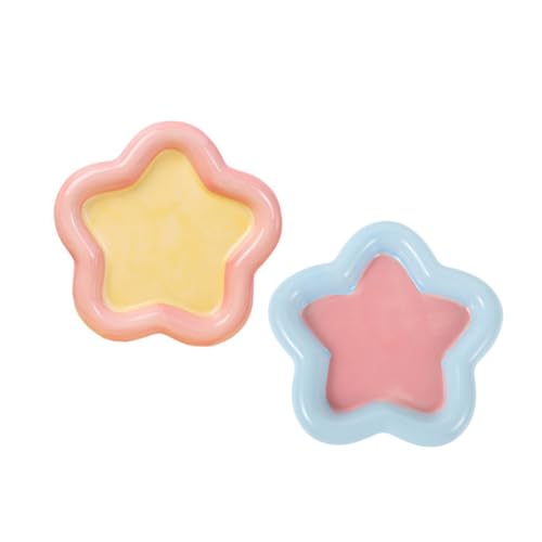 PartyKindom 2 Stück Kleine Keramische Fressnäpfe für Katzen und Kleine Hunde Multifunktionale Futter und Wassernäpfe rutschfeste Design Hygiene und für Haustier von PartyKindom