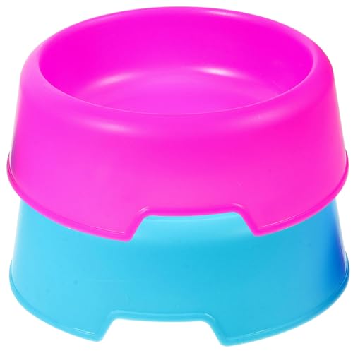 PartyKindom 2 Stück Teiliges Hundeschüssel aus Kunststoff Candy Farben Praktische Futterschalen für Hunde und Katzen rutschfest und Leicht zu Reinigen für Futter und Wasser PartyKindom 2 Stück Teiliges Hundeschüssel aus Kunststoff Candy Farben Praktische Futterschalen für Hunde und Katzen rutschfest und Leicht zu Reinigen für Futter und Wasser von PartyKindom