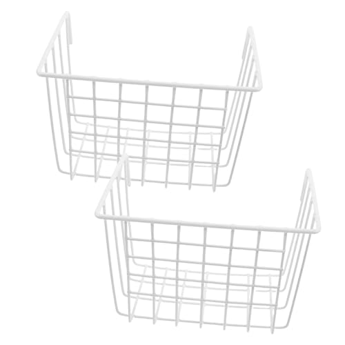PartyKindom 2 Stück Teiliges Kaninchen Heufutterspender Metallrahmen Wandmontage Platzsparend Robust für Meerschweinchen Kaninchen Chinchillas Kleintiere Weiß von PartyKindom