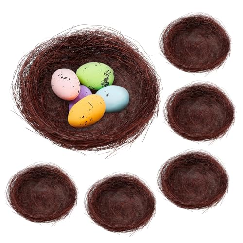 PartyKindom 20 Stück Vogelnest-Tellerdekoration Bauernhausdekor Nestverzierung Nester osterpresente Easter Presents Filz basteln vogelhaus Vogelnestdekorationen Vogeldekorationen für zu Hause PartyKindom 20 Stück Vogelnest-Tellerdekoration Bauernhausdekor Nestverzierung Nester osterpresente Easter Presents Filz basteln vogelhaus Vogelnestdekorationen Vogeldekorationen für zu Hause von PartyKindom