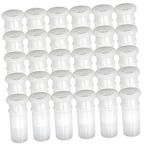 PartyKindom 200 Stück Schuhe Pfeifen Quietscher Quietscher Pfeifen Quietscher Einsetzen Lustige Plüschpuppen-quietscher Schuhe Quietschen Plüschtier-quietscher Weiß Plastik von PartyKindom