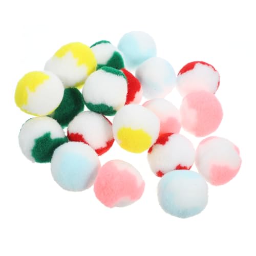 PartyKindom 20Stücke Interaktive Katzenbälle aus Weicher Haustierspielzeug für Katzen Farbenfrohe Katzenspielzeuge zur Stressbewältigung für Indoor Aktivitäten PartyKindom 20Stücke Interaktive Katzenbälle aus Weicher Haustierspielzeug für Katzen Farbenfrohe Katzenspielzeuge zur Stressbewältigung für Indoor Aktivitäten von PartyKindom