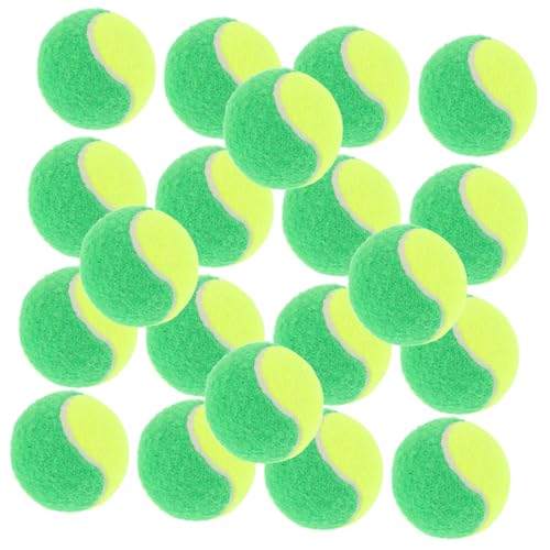 PartyKindom 20pcs Gummi -tennisbälle Für Hunde Interaktive Haustierspielzeugkugeln Hunde Holen Spielzeug Zum Training Im Freien von PartyKindom