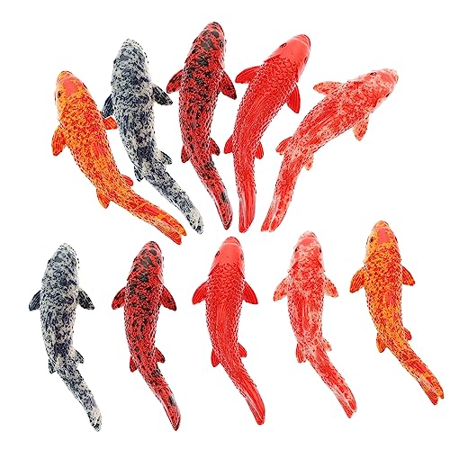 PartyKindom 20stücke Schwimmende Fische Dekoration Aquarium Simulierte Fische Ornament Kleine Farbige Kunstfische Aquarium-dekor Haushalts-Aquarium-dekor Realistischer Kunstfisch von PartyKindom