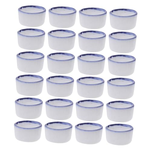 PartyKindom 24Stücke Mini Wassernäpfe für Spinnen und Reptilien Keramikschalen für Kleine Terrarien Platzsparendes Design für Komfortable Lebensbedingungen PartyKindom 24Stücke Mini Wassernäpfe für Spinnen und Reptilien Keramikschalen für Kleine Terrarien Platzsparendes Design für Komfortable Lebensbedingungen von PartyKindom