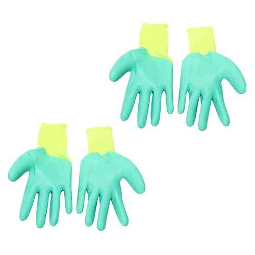 PartyKindom 2Paare Bissfeste Schutzhandschuhe Für Kleine Haustiere Kratzfeste Trainingshandschuhe Für Hamster Und Andere Nager Material Für Haustierfütterung Und Pflege von PartyKindom