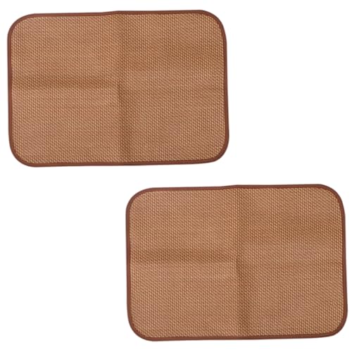 PartyKindom 2Stücke Atmungsaktive Schlafmatte aus Rattan und Kühlmatte für Pflegeleichte Matte für PartyKindom 2Stücke Atmungsaktive Schlafmatte aus Rattan und Kühlmatte für Pflegeleichte Matte für von PartyKindom