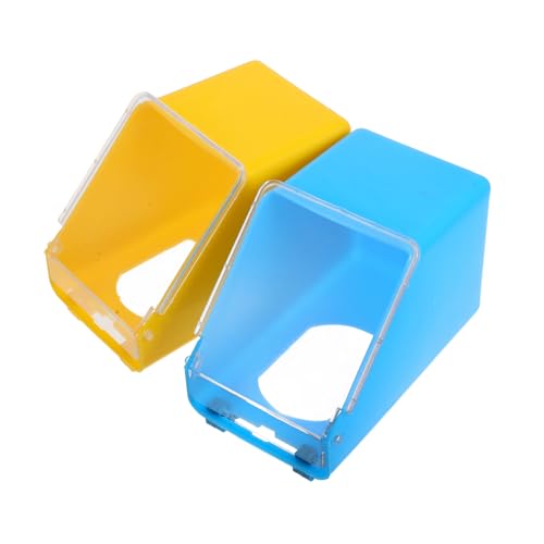 PartyKindom 2Stücke Fütterungsschale Für Tauben Kreativer Pet Feeder Mit Wasserfutterbecken Und Deckel Und Multifunktionale Futterstation Für Haustiere von PartyKindom