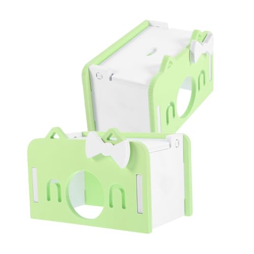 PartyKindom 2stücke Hamsterhaus Versteck Für Kleintiere Robustes PVC Material Gemütliches Nester Für Meerschweinchen Und Chinchillas Als Käfigdekoration Und Sichere Ruhemöglichkeit PartyKindom 2stücke Hamsterhaus Versteck Für Kleintiere Robustes PVC Material Gemütliches Nester Für Meerschweinchen Und Chinchillas Als Käfigdekoration Und Sichere Ruhemöglichkeit von PartyKindom