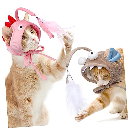 PartyKindom 2Stücke Katzenspielzeug Für Drinnen Teaser Sticks Mit Katzenkopf Design Interaktives Für Katzen Katzenspielzeug Zur Beschäftigung Von Innenkatzen Graue Große PartyKindom 2Stücke Katzenspielzeug Für Drinnen Teaser Sticks Mit Katzenkopf Design Interaktives Für Katzen Katzenspielzeug Zur Beschäftigung Von Innenkatzen Graue Große von PartyKindom