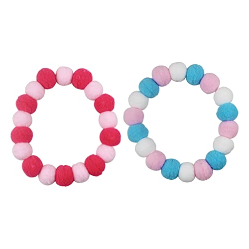 PartyKindom 2Stücke Plüschballhalsband für Haustiere mit Elastischem Design für Katzen und Welpen Perfektes für Bequem und Sorgt für Angenehmes Tragegefühl PartyKindom 2Stücke Plüschballhalsband für Haustiere mit Elastischem Design für Katzen und Welpen Perfektes für Bequem und Sorgt für Angenehmes Tragegefühl von PartyKindom
