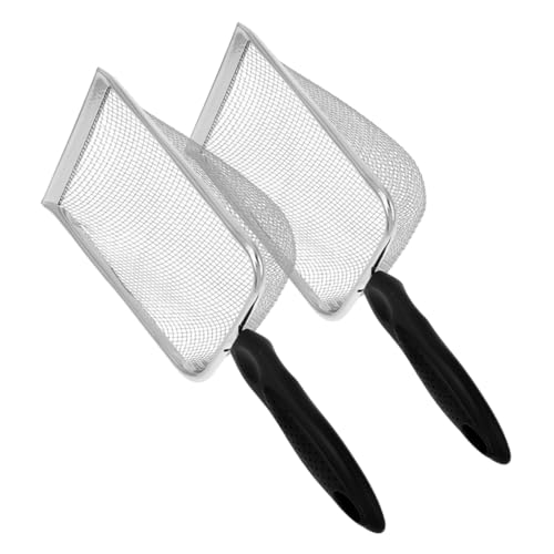 PartyKindom 2pcs Katzenstreu Schaufel Pet Abfall Reinigungswerkzeug Edelstahl Mesh Feinstreu Schaufel Katze Poop Scoop Scoop Edelstahl Für Katzen PartyKindom 2pcs Katzenstreu Schaufel Pet Abfall Reinigungswerkzeug Edelstahl Mesh Feinstreu Schaufel Katze Poop Scoop Scoop Edelstahl Für Katzen von PartyKindom