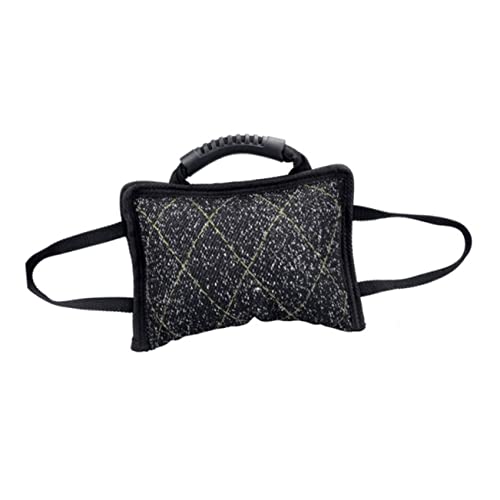 PartyKindom 3 Bissbeständige Jute-Bisstasche Hundebiss-Trainingsgeräte Bisskissen für Haustiere Hundebisskissen Pet MOL Bite Toy Hundeschleppzeug Black PartyKindom 3 Bissbeständige Jute-Bisstasche Hundebiss-Trainingsgeräte Bisskissen für Haustiere Hundebisskissen Pet MOL Bite Toy Hundeschleppzeug Black von PartyKindom