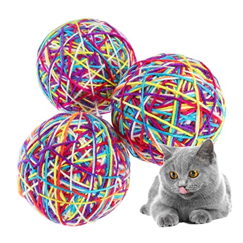 PartyKindom 3 Stück Katzenspielzeugball Katzen Verspieltes Kätzchen Kätzchenbälle Katzenminze Katzenball Interessantes Kätzchenspielzeug Selbstbeweglicher Katzenball Tragbares PartyKindom 3 Stück Katzenspielzeugball Katzen Verspieltes Kätzchen Kätzchenbälle Katzenminze Katzenball Interessantes Kätzchenspielzeug Selbstbeweglicher Katzenball Tragbares von PartyKindom