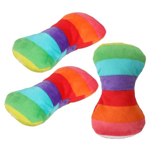 PartyKindom 3 Stück Plüsch Kauspielzeug für Hunde Waschbare Interaktive Spielzeuge mit Quietscher für Kleine und Welpen Langlebig Zahnfreundlich und Leicht zu Reinigen PartyKindom 3 Stück Plüsch Kauspielzeug für Hunde Waschbare Interaktive Spielzeuge mit Quietscher für Kleine und Welpen Langlebig Zahnfreundlich und Leicht zu Reinigen von PartyKindom
