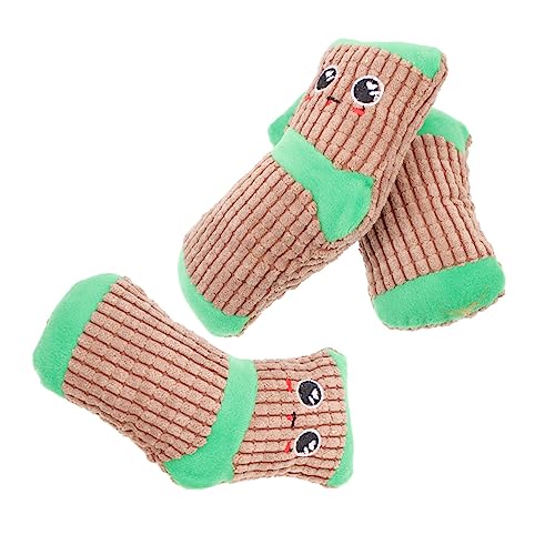 PartyKindom 3 Stück Spielzeugsocken Für Welpen Hundesocken Welpen Quietschsocken Hunde Quietschspielzeug Weiche Süße Pfoten Cartoon Socken Zum Kauen Von Bissen Kuschelig von PartyKindom