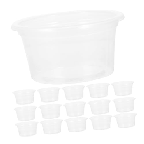 PartyKindom 30Stücke Teiliges Reptilien Futter und Wassernäpfe für Eidechsen Geckos Schlangen zu Reinigen und Komfortabel für Terrarien und Tierhandlungen von PartyKindom