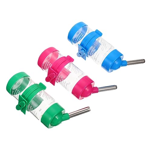 PartyKindom 3Stücke Automatischer Hamster Wasserspender Auslaufsichere Trinkflasche für Kleintiere für Hamster Meerschweinchen PartyKindom 3Stücke Automatischer Hamster Wasserspender Auslaufsichere Trinkflasche für Kleintiere für Hamster Meerschweinchen von PartyKindom
