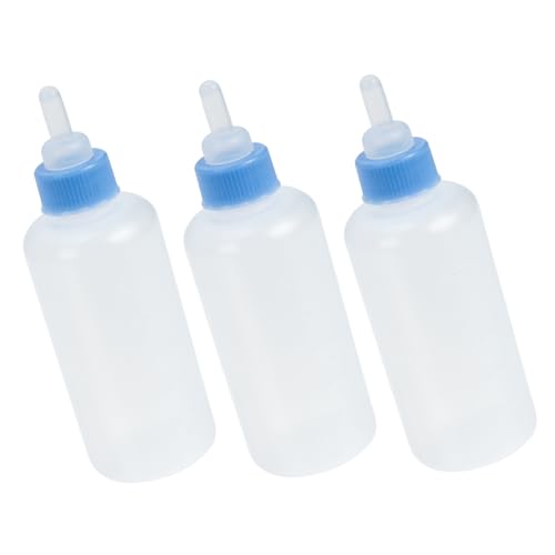 PartyKindom 3Stücke Tiermilchflaschen Für Katzen Und Welpen Wiederverwendbare Fütterungsflasche Mit Sauger Für Neugeborene Haustier Fütterungsinstrumente von PartyKindom