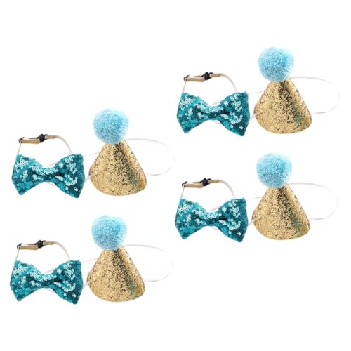 PartyKindom 4 Satz Haustierdekoration Set Hundezubehör Partygeschenke für Welpen Party -Dekorationen von Welpen Themen Katzengeburtstag Kostümzubehör hundehalsband binden Plastik Pailletten PartyKindom 4 Satz Haustierdekoration Set Hundezubehör Partygeschenke für Welpen Party -Dekorationen von Welpen Themen Katzengeburtstag Kostümzubehör hundehalsband binden Plastik Pailletten von PartyKindom