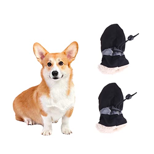 PartyKindom 4 Stück Anti-Schlupf-Haustierschuhabdeckung Hund Stiefel Schutz Griff drinnen Schuhe für Welpen Pfote im Freien Tierschuhe Schwarz Zufällige Farbe PartyKindom 4 Stück Anti-Schlupf-Haustierschuhabdeckung Hund Stiefel Schutz Griff drinnen Schuhe für Welpen Pfote im Freien Tierschuhe Schwarz Zufällige Farbe von PartyKindom