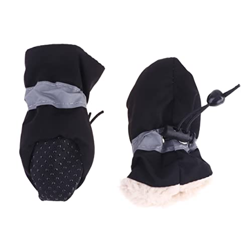 PartyKindom 4 Stück Anti-schlupf-haustierschuhabdeckung Pfotenschutz Stiefel Für Hunde Hundeschuhe Mittelgroße Hunde Hundestiefel Für Den Winter Welpenstiefel Schwarz Zufällige Farbe PartyKindom 4 Stück Anti-schlupf-haustierschuhabdeckung Pfotenschutz Stiefel Für Hunde Hundeschuhe Mittelgroße Hunde Hundestiefel Für Den Winter Welpenstiefel Schwarz Zufällige Farbe von PartyKindom