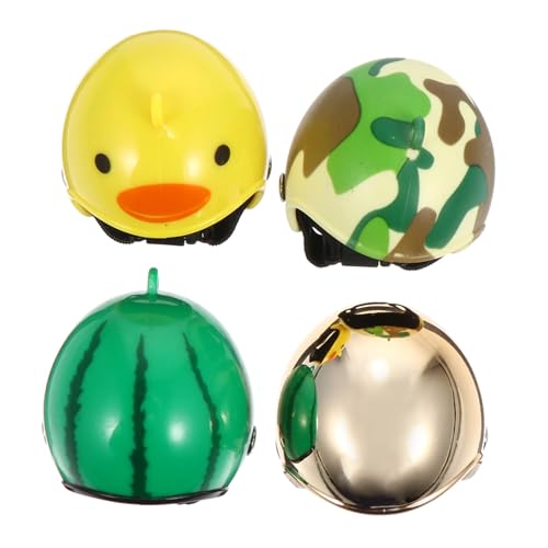 PartyKindom 4 Stück Pet Chicken Helm tiermütze Safety Helmet Haustierkopfschutz Haustierhut Hühnchenspielzeug Haustier Huhn Partyhüte Zubehör für Haustierhüte Trachtenhut für Hähnchen Plastik PartyKindom 4 Stück Pet Chicken Helm tiermütze Safety Helmet Haustierkopfschutz Haustierhut Hühnchenspielzeug Haustier Huhn Partyhüte Zubehör für Haustierhüte Trachtenhut für Hähnchen Plastik von PartyKindom